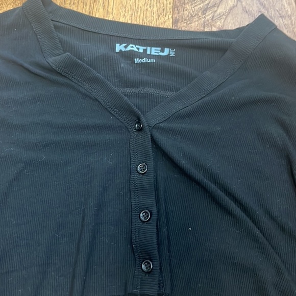 Katie J NYC Girl’s Black Cardigan Size M - Picture 2 of 4
